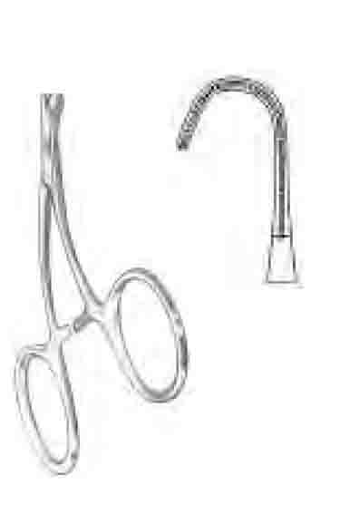 DE BAKEY-CASTANEDA TİTANYUM MİKRO VASKULER KLEMP  (B) 12 CM